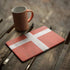 Denmark Flag Distressed iPad Skins